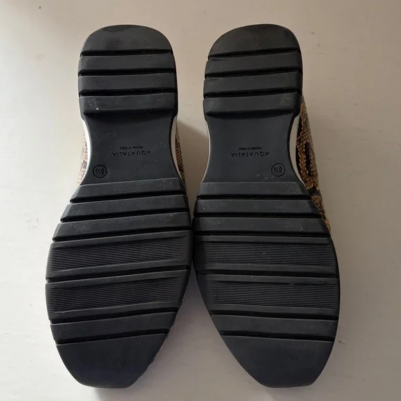 Aquatalia embossed leather sneakers - Picture 9 of 11